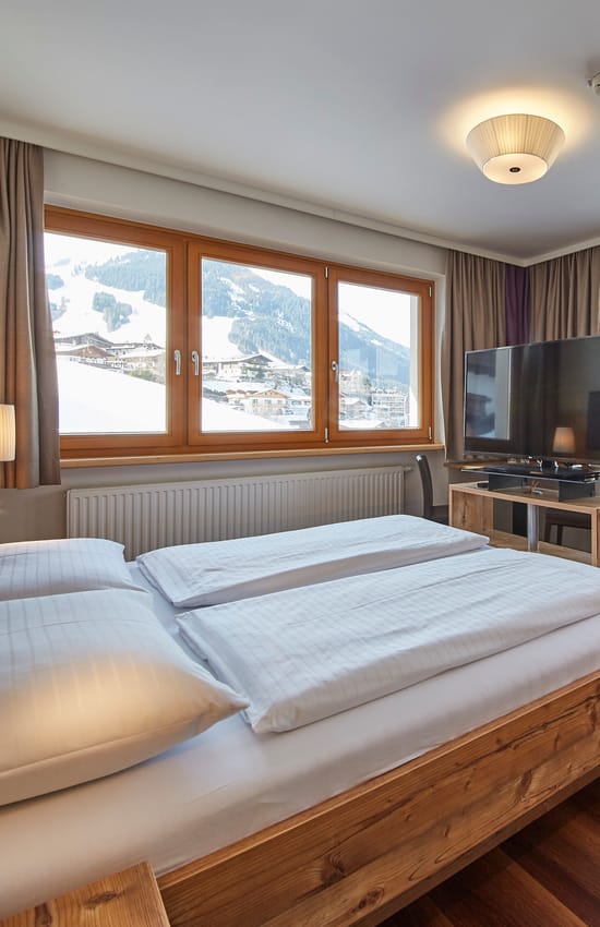 Panorama Suite im Hotel Johanneshof in Hinterglemm mit herrlichem Bergblick