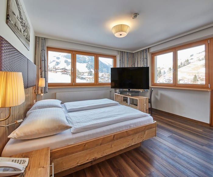 Junior Suite Turmelin im Hotel Johanneshof in Hinterglemm mit Panoramablick