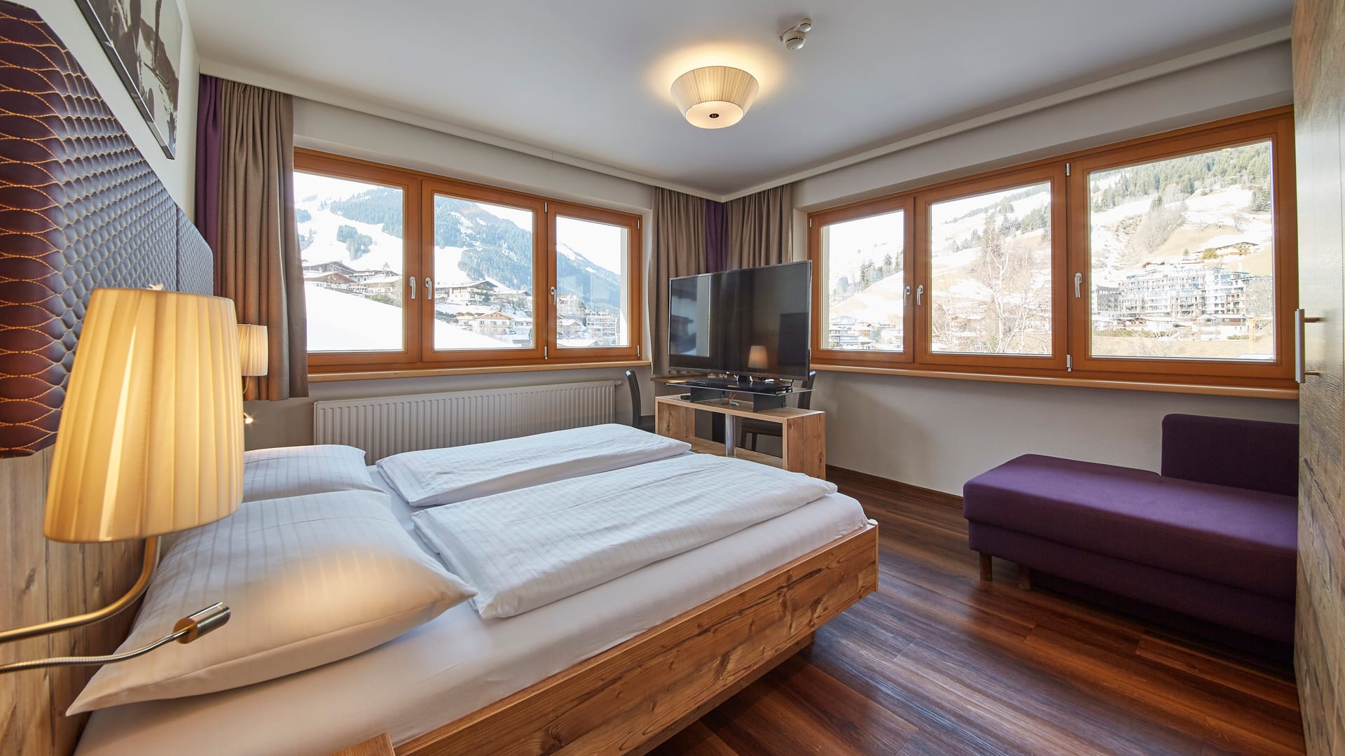 Panorama Suite im Hotel Johanneshof in Hinterglemm mit herrlichem Bergblick