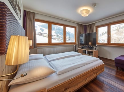Panorama Suite im Hotel Johanneshof in Hinterglemm mit herrlichem Bergblick